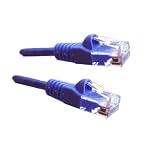 Purple Ethernet Network, Patch Cable, Molded Snagless Boot, 100 feet - Connects computer... by 