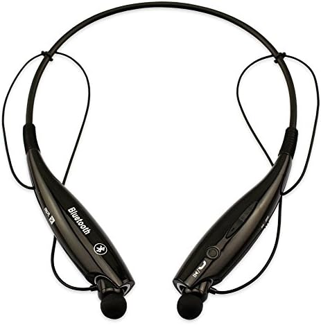 Linger02 HV-800 Wireless Bluetooth V4.0+EDR Neckband Sport Stereo Universal Headset Headphone for Smartphone (Black)