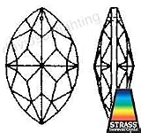 Swarovski Strass Crystal Oval Pear Shape With Lazer Logo Etched 50mm # 8745-50