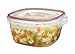 Rubbermaid Lock-Its Square Food Storage Container with Easy Find Lid, 14 Cup, Racer Red