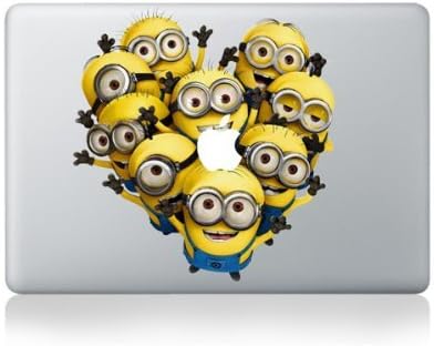Minion Family Macbook Pro/ Air Sticker Decal Vinyl Skin Design By Mac Tatt! Customize Your Apple Computer Laptop!