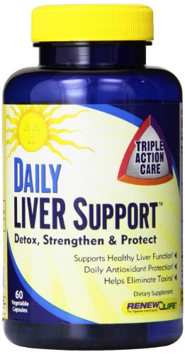 Renew Life Daily Liver Support, 60 Veggie Capsules