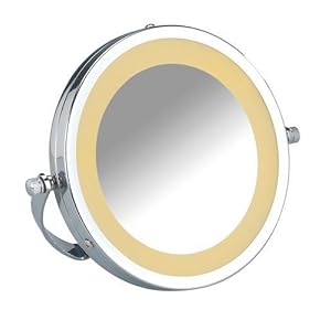 Wenko 3656350100 Led Kosmetikspiegel Brolo Durchmesser 15 cm