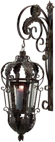 Victorian Style Wrought Iron Wall Lantern