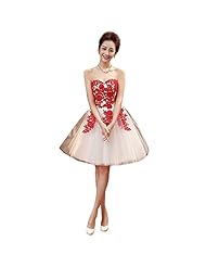 Sweetheart Organza Cocktail Applique Sleeveless Club Dress/Evening Dress/Homecoming Dress/Bridesmaid Dress/Prom Dress/Wedding Party Dress/Mini Dress 