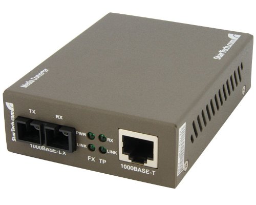 StarTech.com 1000 Mbps Gigabit Single-Mode Fiber Ethernet Media Converter SC 15km (MCMGBSC15) On Sale
