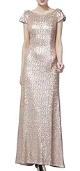 Cocktail Full Length Backless Sequined Evening Dress/Homecoming Dress/Party Dress/Wedding Dress 