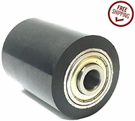 Pallet Mover Front Wheel 3" Diameter x 3-7/8" Wide for Jacks with 3/4" ID