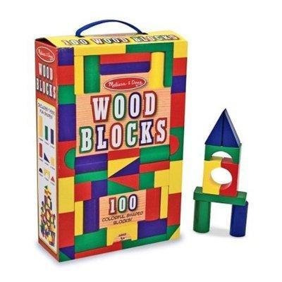Melissa and Doug 100 Piece Wood Block Set