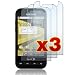 Samsung Conquer 4G D600 - THREE (3) Premium Clear LCD Screen Protector Cover Guard Shield Film [AccessoryOne Brand]