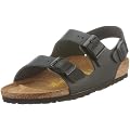 Birkenstock Milano, Sandali In Vero Cuoio unisex adulto