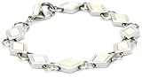 Invicta Elements Collection Mother-of-Pearl Accented Stainless Steel Bracelet