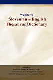 Websters Slovenian - English Thesaurus Dictionary