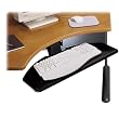 Articulating Keyboard Shelf, 24-1/2"x19-1/2"x7-1/2", Black