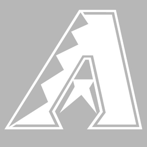 Arizona AZ Diamondbacks White Car Bumper Decal Sticker 7.5 X 6.5