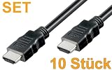 Produkt-Bild: 1aTTack High Speed HDMI Kabel SET (10 ST&Uuml;CK) 1,5 Meter - HDMI Stecker auf HDMI Stecker - Full HD