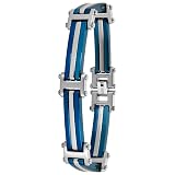 Search : Invicta Men's Elements Collection Stainless Steel and Blue Ion Plated Bracelet #5987