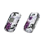 Premium White with Purple Flowers Design Snap-On Cover Hard Case Cell Phone ....