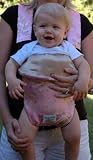 Precious Pink Slip covers for Baby Bjorn Front Pack Carriers Active