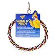 Booda 1 Ring Swing N-Feet Perch for Birds, Large