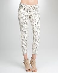 Python Back Zip Ankle Crop