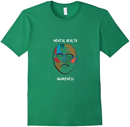 Men's Mental Health Awareness t-shirts XL Kelly Green