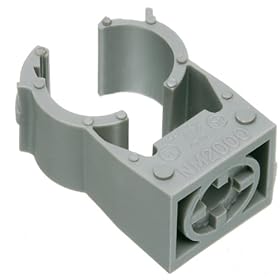 Arlington NM2000-100 Gray One-Piece Non-Metallic UV-Rated Quick-Latch Pipe Ha...