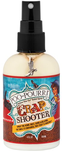 Poo-Pourri Before-You-Go Toilet Spray 4-Ounce Bottle, Crap Shooter