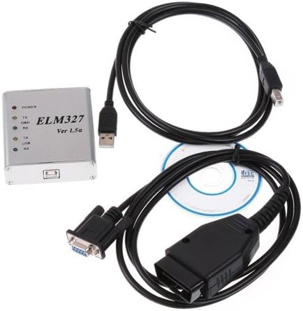 Hiyadeal OBDII OBD2 ELM327 USB CAN-BUS Auto Car Diagnostic Scanner Interface V1.5a