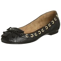 daniblack Women's Maizy Flat,Black,7.5 M