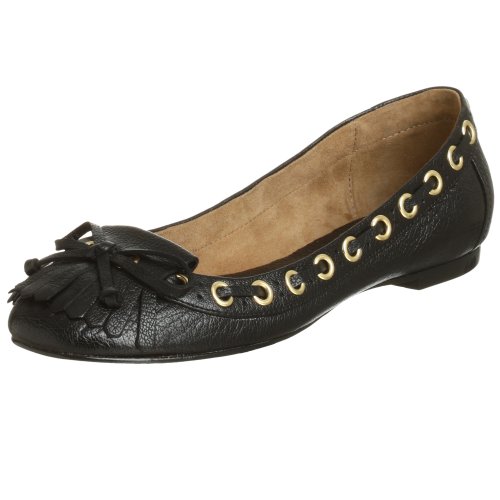 daniblack Women's Maizy Flat,Black,7.5 M