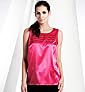 Perfect Scoop Neck Front Pleat Satin Blouse �19.50