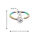 BodyJ4You 20G Nose Hoop Clear Gem Stainless Steel