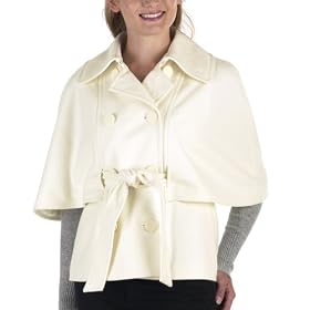 Mossimo® Wool Cape - White by Mossimo