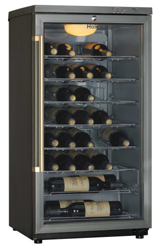 Haier HVF042BBG 42-Bottle Capacity Wine Cellar, Black