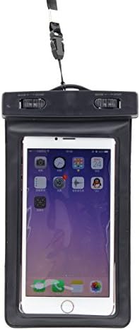 JAYHU Universal Waterproof Case,Cell Phone Dry Bag for iPhone 6S/6/6S Plus/ Samsung Note 5/4.Best Water Proof,Dust Dirt Proof,Snow proof Pouch for Cell Phone up to 6 inches B1(Black)