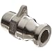 Dixon Valve Stainless Steel 316 Boss-Lock Type F Cam and Groove Fitting, Plug x NPT Male