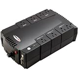 Cyberpower CP550SL UPS - 550VA/330W 8-Outlet RJ11 Compact Design EMI/RFI USB