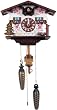 German Cuckoo Clock - White Painted House German Cuckoo Clock - White Painted House