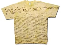 Sundog USA CONSTITUTION Adult Patriotic T-shirt Tee Shirt