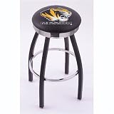 Missouri Tigers 25 Single-ring Swivel Bar Stool with Black Accent Ring