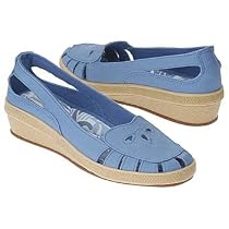 Grasshoppers Women's Getaway Open Wedge,Chambray,9 M