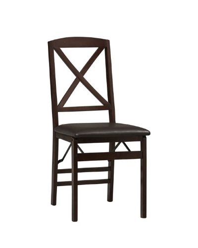 Linon Triena X Back Folding Chair Set Of 2