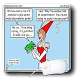 Rich Diesslins Funny Theology Cartoons - Russell - Redeeming a Fairy Tale - Mouse Pads