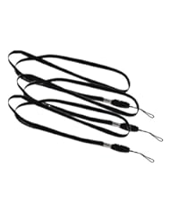 TOOGOO(R) 10x Black Lanyard Neck Strap for ID Pass Card Tags Phones Camera MP3 Holder