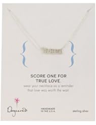 Dogeared Sterling Silver Words To Live By Taken Necklace, 18"