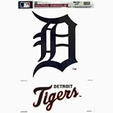 DETROIT TIGERS REMOVABLE CAR TRUCK WINDOW WALL DECAL SET (2)