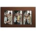 Search : DISCOVERY eco-friendly dark walnut collage frame from Prinz displays 3 prints