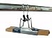 H & L Russel Felt Trouser Clamp Hanger, Set of 2 , Matt, 25 cm