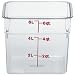 Camwear Polycarbonate Square Food Storage container, 6 Quart